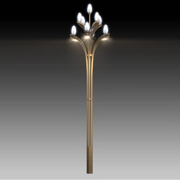 九火玉蘭智慧景觀燈