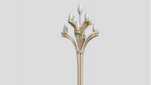 四川定制文化特色路燈桿生產