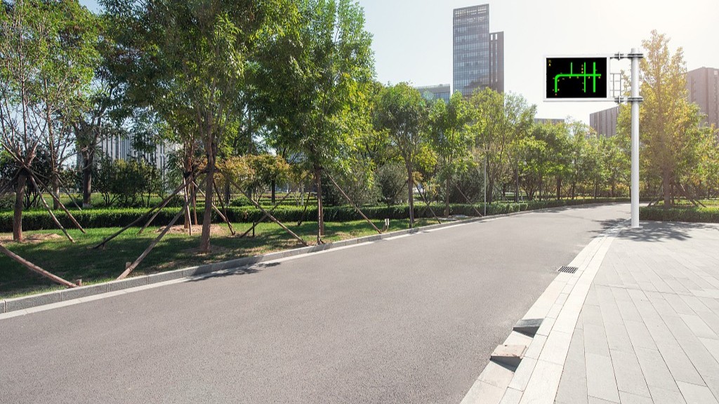 四川菲尼特智慧交通案例 成都金堂淮口LED智能交通誘導屏